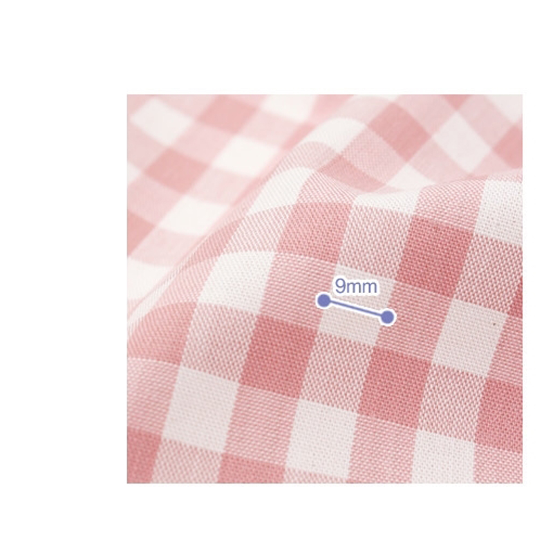 Tejido de viento idílico Plaid Striped sábanas tela mesa almohada sofá tela de picnic procesamiento