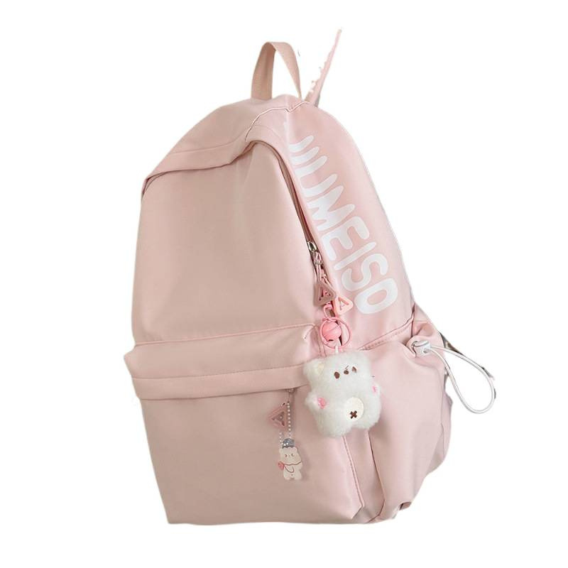 Mochila de gran capacidad para estudiantes de secundaria femenina simple y versátil para estudiantes de secundaria japonesa mochila de diseño