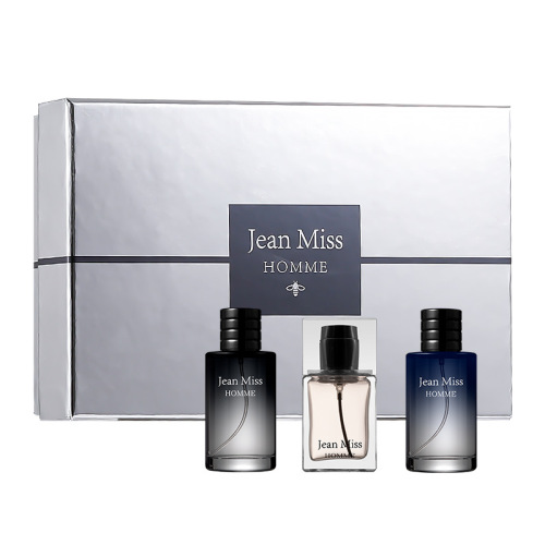Wilderness men's cologne set ocean fresh long-lasting eau de toilette three-piece perfume set wholesale