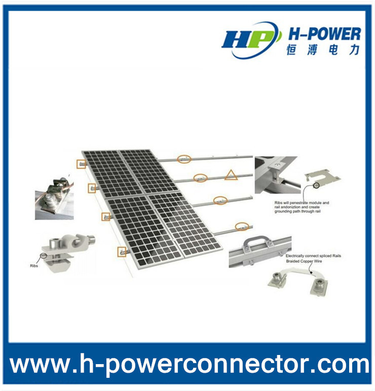 太阳能光伏接地电气示意图