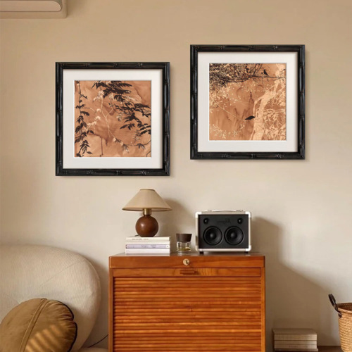 French Niche Retro Living Room Decorative Painting, Ancient Style Entrance Hall Corridor Wall Art for Bedroom Study Room Hanging Picture