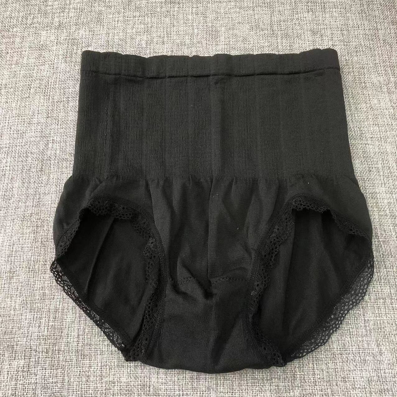 High-Waisted Seamless Underwear Women's Sexy Lace Briefs Cotton Crotch Breathable and Comfortable Shorts Elastic Seamless Underwear