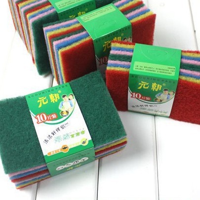 2 yuanes tienda hogar color fregado paño de limpieza paño limpieza