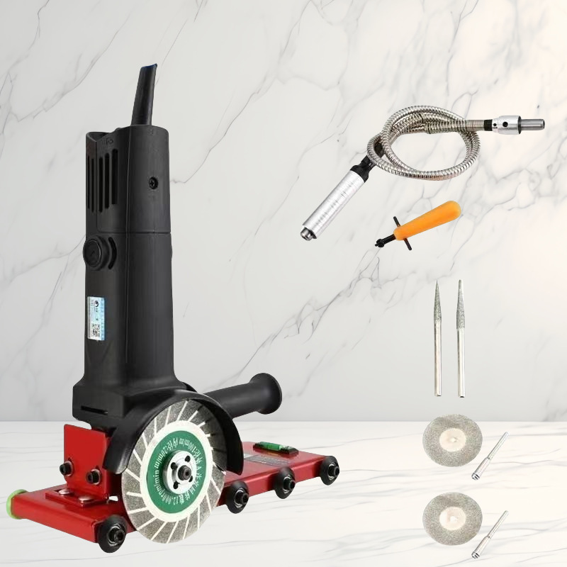 (uso general del molino de ángulo) módulo de costura clara y costura hermosa + molino de ángulo + hoja de Sierra + eje blando + hoja de molienda