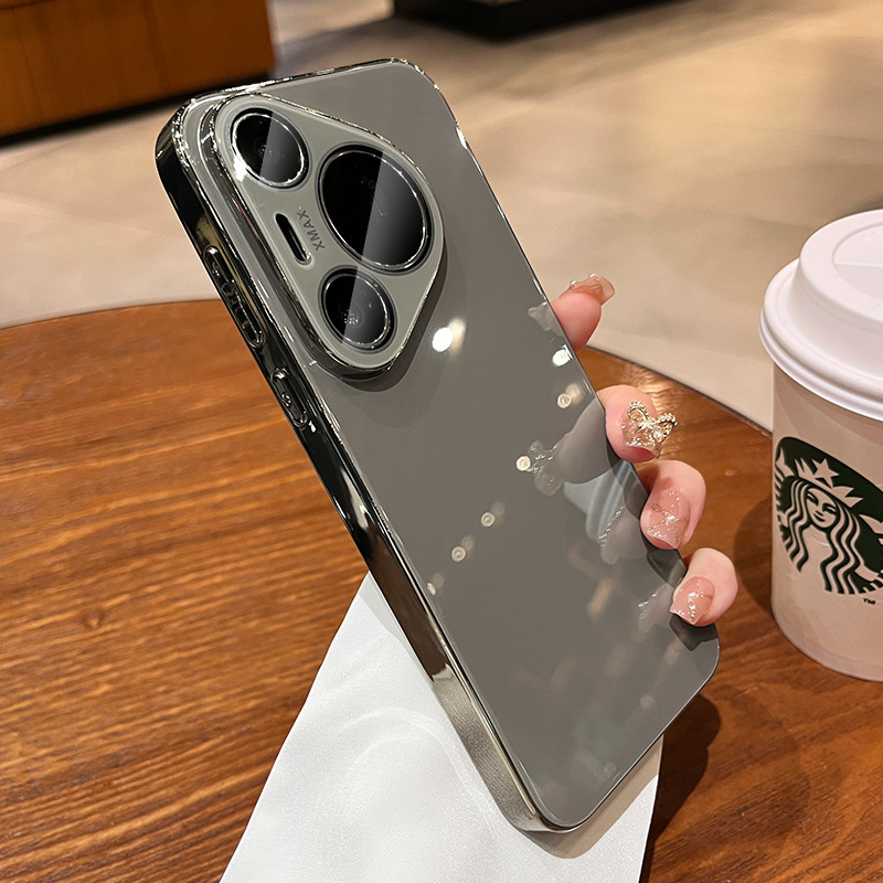 玻璃适用华为Pura80Pro手机壳2025新款p70pro带镜头膜p70pro+简约|undefined