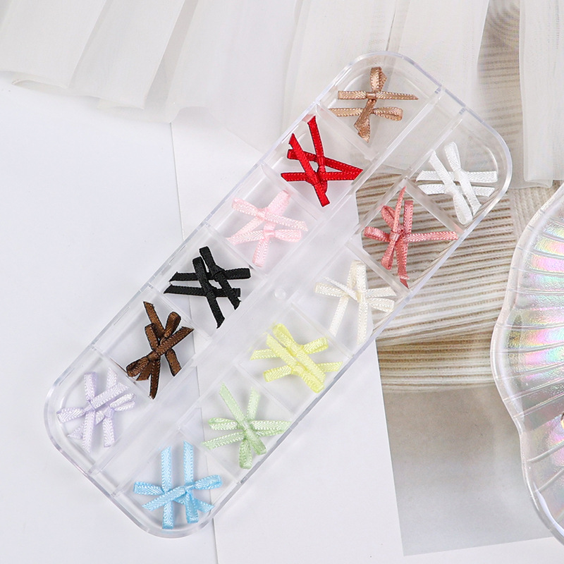 Accesorios de arco de uñas pieza de uñas accesorios de arco DIY tela de encaje mariposa decoraciones de uñas