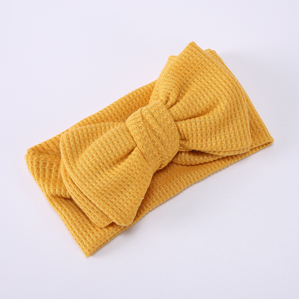 Fashion Bow Knot Cloth Rib-knit Butterfly Hair Band 1 Piece display picture 4