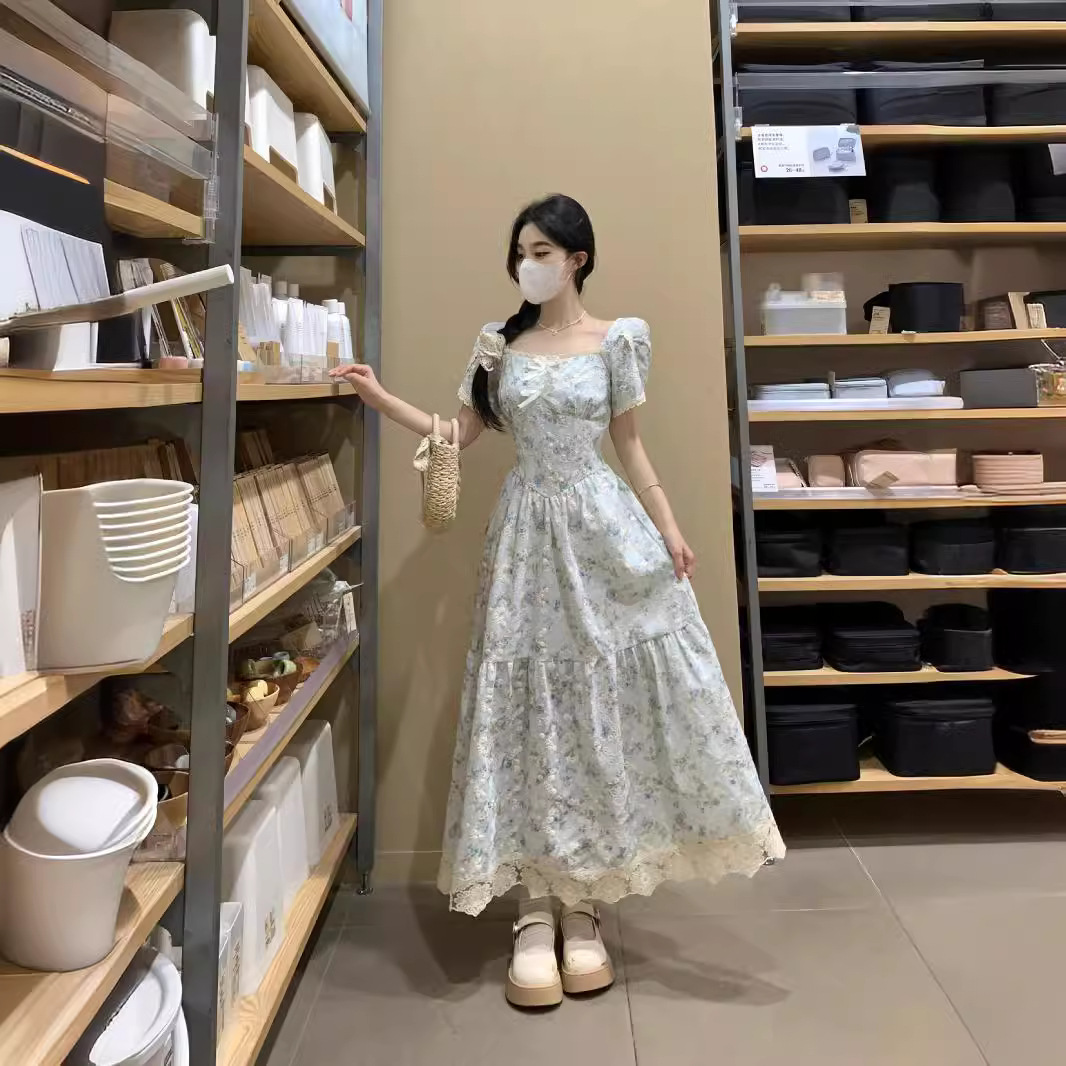   夏  M-4XL 大きいサイズ ワンピース（2タイプ：ショート丈、ロング丈）