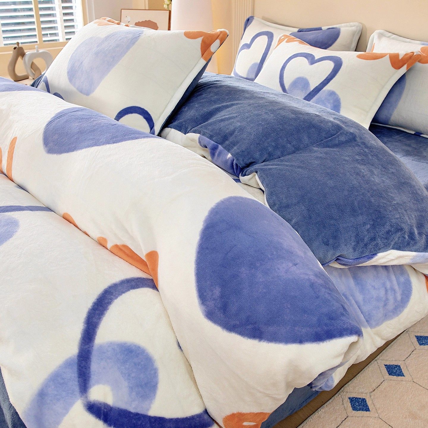 Invierno leche cubierta de edredón de coral cubierta de edredón de una sola pieza más 180 pelusa gruesa 150x200x230 flanel