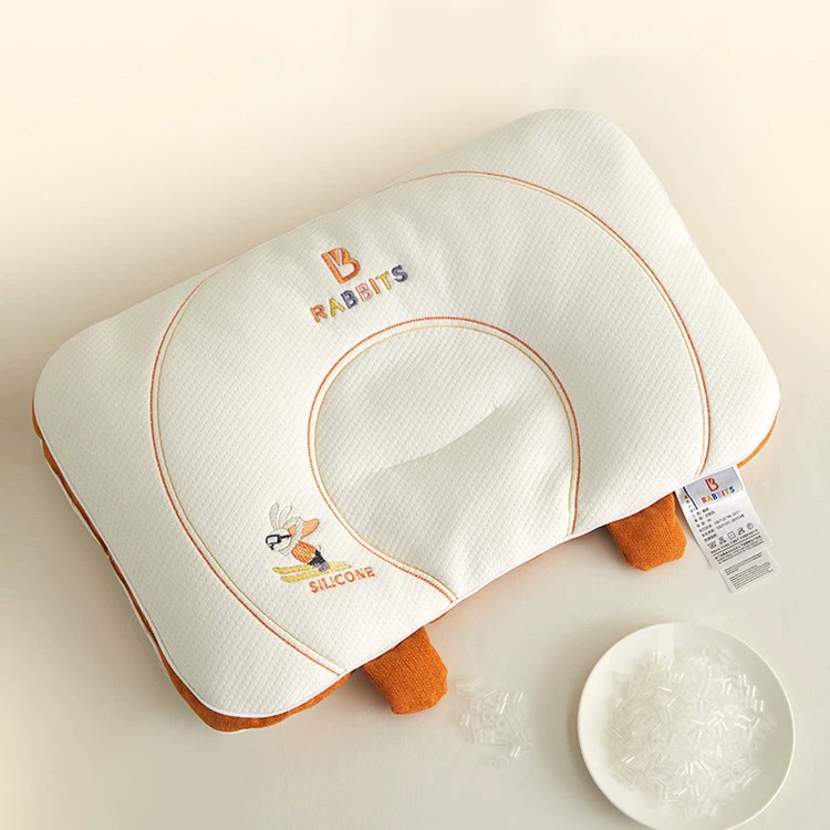 Cartoon three dimensional children's pillow for elementary school students, washable