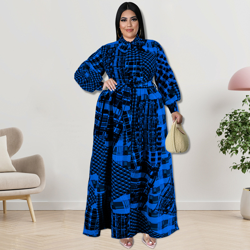 Women's Clothing Women's Plus Size Long Sleeved Collared Dress Style Autumn Clothing Long Sleeve For Formal & Casual For Women_ecoleips.com