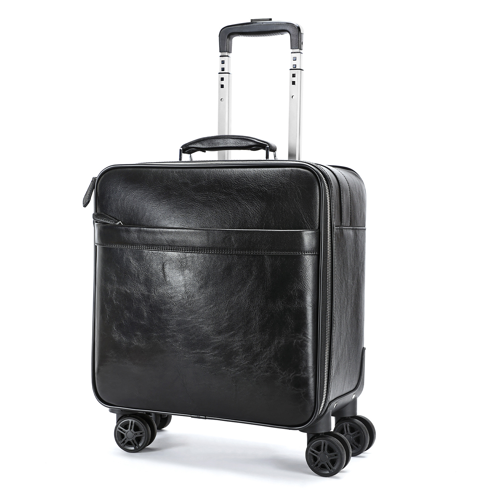 Vali da bò lớp đầu tiên cổ điển 16 inch xách tay bánh xe đa năng — Đen (18inch), Nâu (18inch), Nâu ( 18inch ), đen( 20inch )