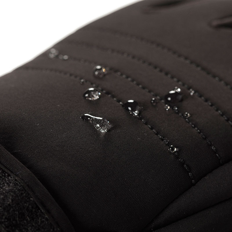 Los hombres de invierno de la motocicleta a prueba de frío de algodón Cálido impermeable a prueba de viento engrosada guantes de esquí de invierno de las mujeres