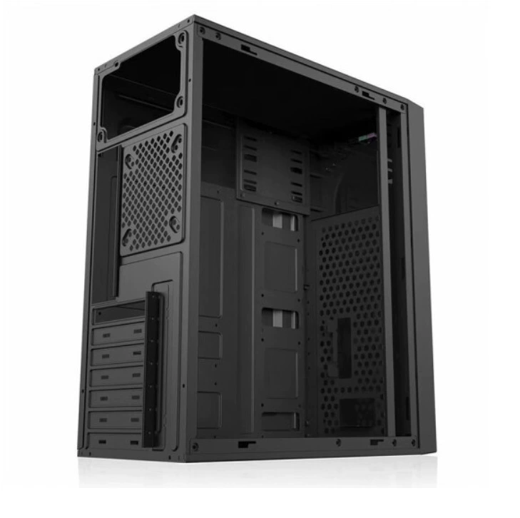Большая настольная ATX панельный корпус планшета черный, тщательно очищенный сбоку, через игру, офисный деловой кейс отрасли известное предприятие