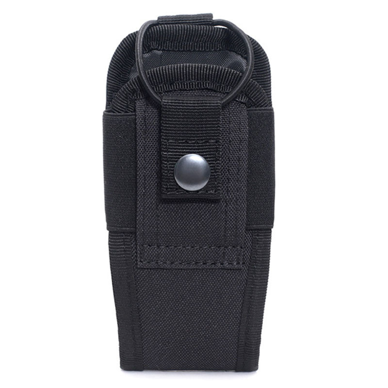 Estuche táctico para walkie-talkie Hoyoo para exteriores, bolsa de accesorios MOLLE, estuche protector externo multifuncional para walkie-talkie, bolsa de camuflaje