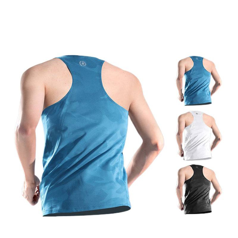 Running Quick-Drying Vest Men's Marathon Professional Racing Equipment Summer Sports Top Fitness Track and Field Training Clothing