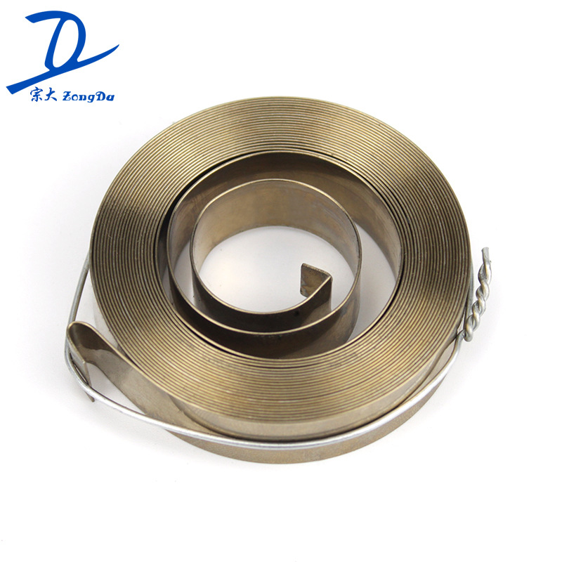 厂家直销62Si2Mn碳钢卷簧，1078碳钢卷簧，设备用发条卷簧