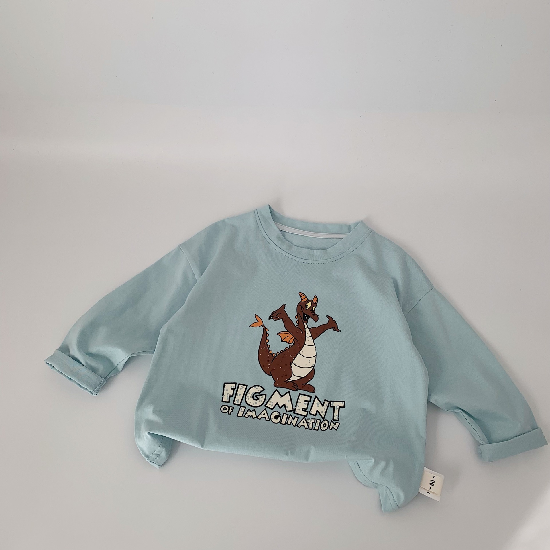 Maibao camiseta para niños 2024 ropa para niños nueva primavera de dibujos animados impreso bottoming camisa niños y niñas casual Top moda