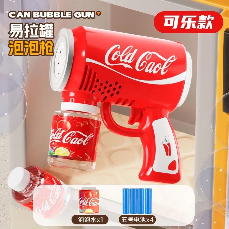 콜라 버블 머신 + 배터리 + 버블 워터