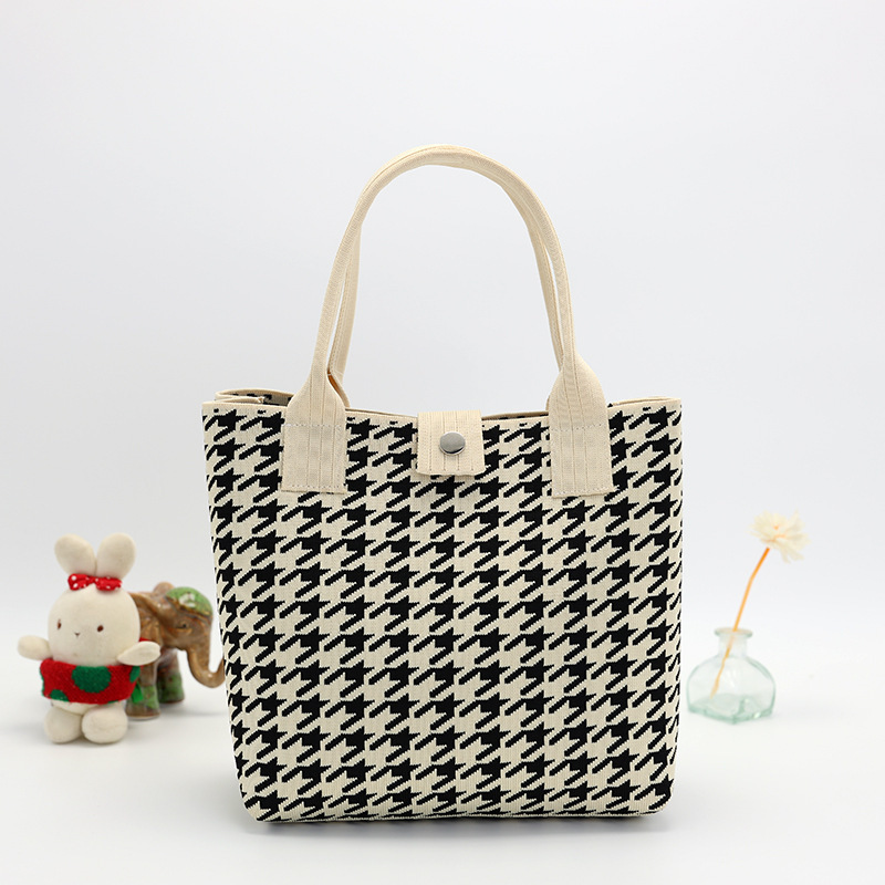 Japón y Corea del Sur tejido bolsas de mano bolsas de viaje de gran capacidad bolsas de compras de chicas fabricantes de bolsas H al por mayor