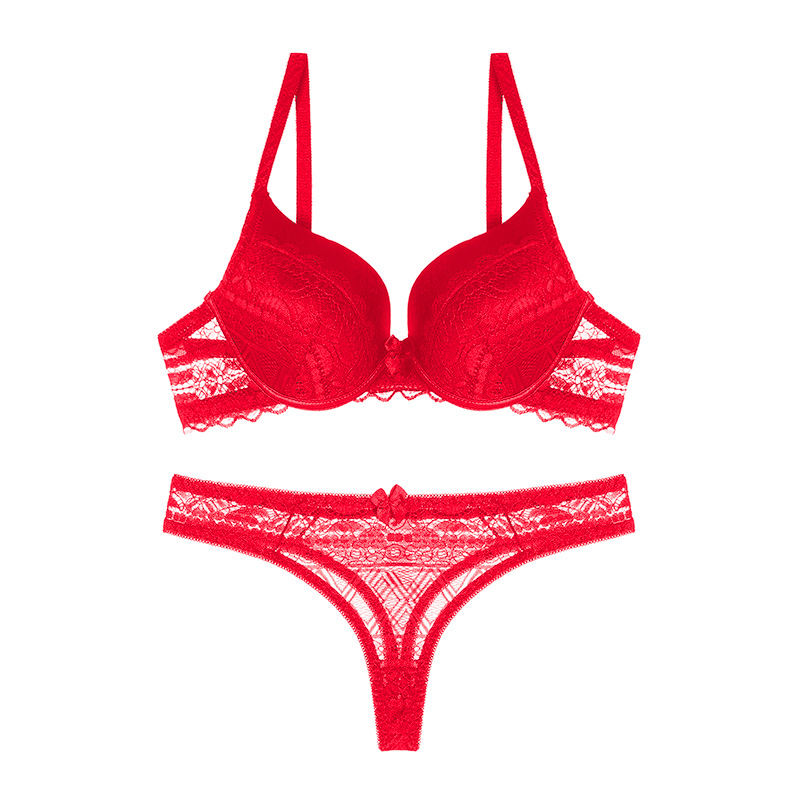 Sexig samlings-bh-stringtrosset, underkläder i spetsar för kvinnor, set med ren desire style_voghion.com