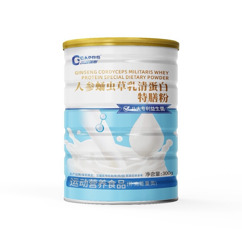 Ginseng Cordyceps Whey Protein Powder, Bovine Colostrum Immunoglobulin Powder, Nutritional Supplement for Middle-Aged and Elderly, Manufacturer's Formula Ginseng Cordyceps Whey Protein Powder, Bovine Colostrum Immunoglobulin Powder, Nutritional Supplement for Middle-Aged and Elderly, Manufacturer's Formula