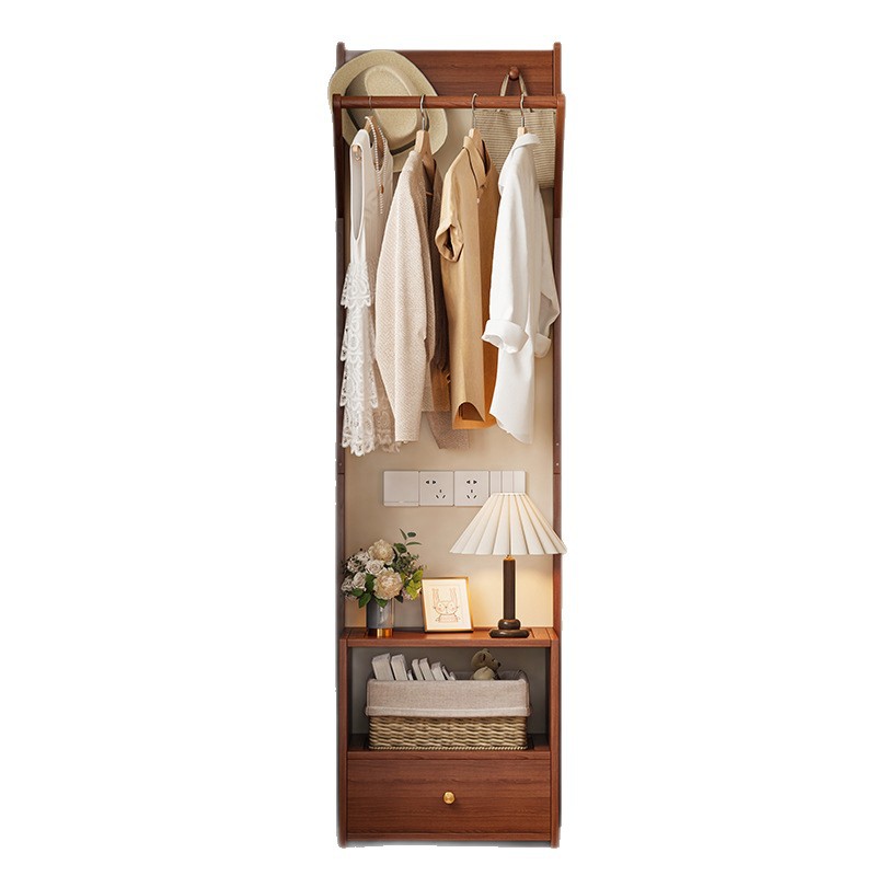 Perchero Mesita de noche de una pieza Marco de almacenamiento de dormitorio para el hogar creativo Marco de almacenamiento de cama para el hogar simple Gabinete de almacenamiento image 5
