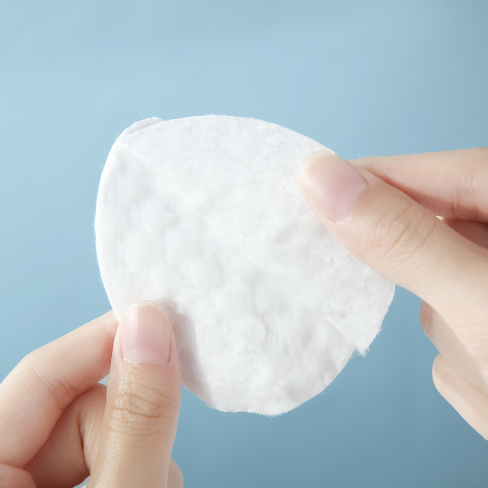 Algodón transfronterizo espeso ácido salicílico húmedo aplicación de algodón cosmético rebanada de algodón perla redonda desmaquillaje limpio rebanada de algodón cosmético