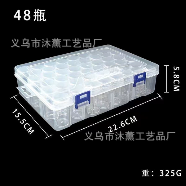 Storage box, sticker, 48 pieces