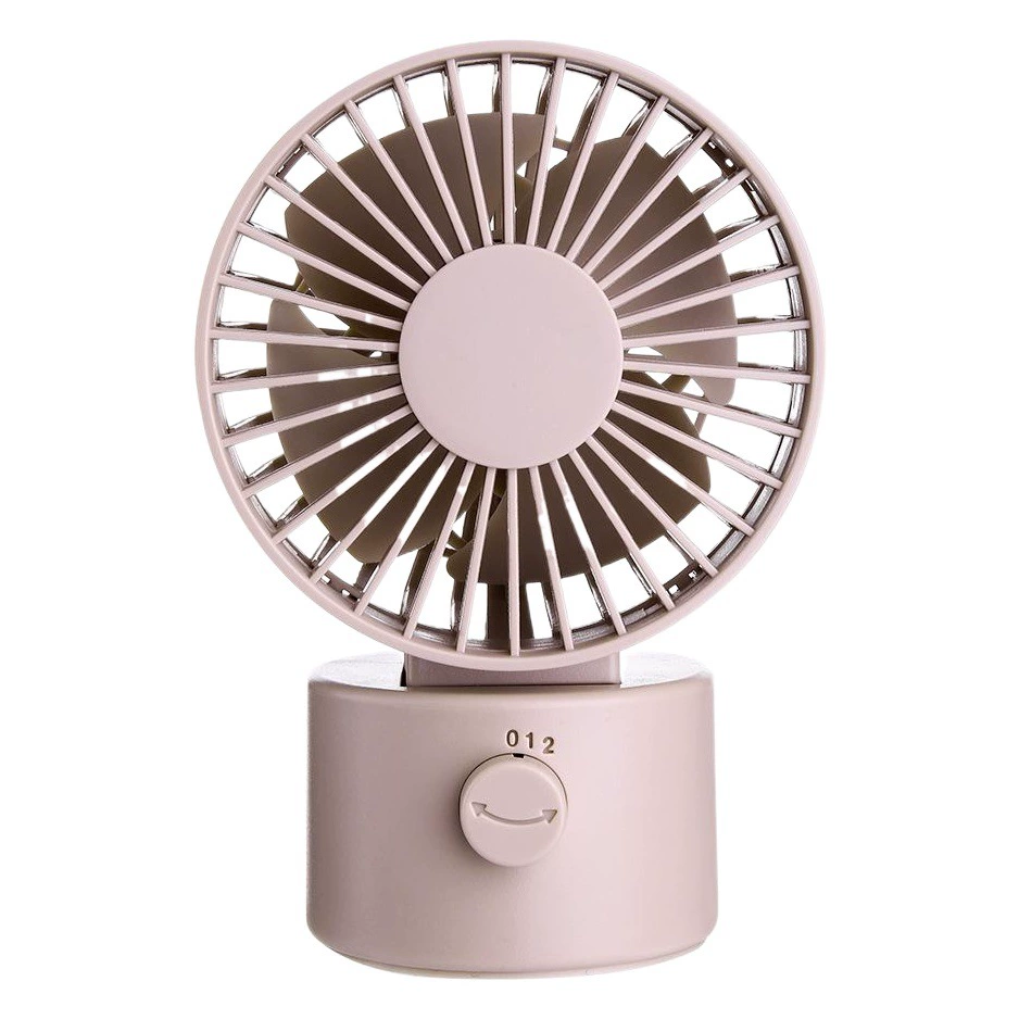 Новый мини-вентилятор с двумя лопастями и функцией вращения, креативный компактный вентилятор для офиса, студенческого общежития и рабочего стола.