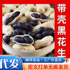 代发云南富硒黑花生带壳紫衣原味花生黑衣养胃特色黑皮健康零食