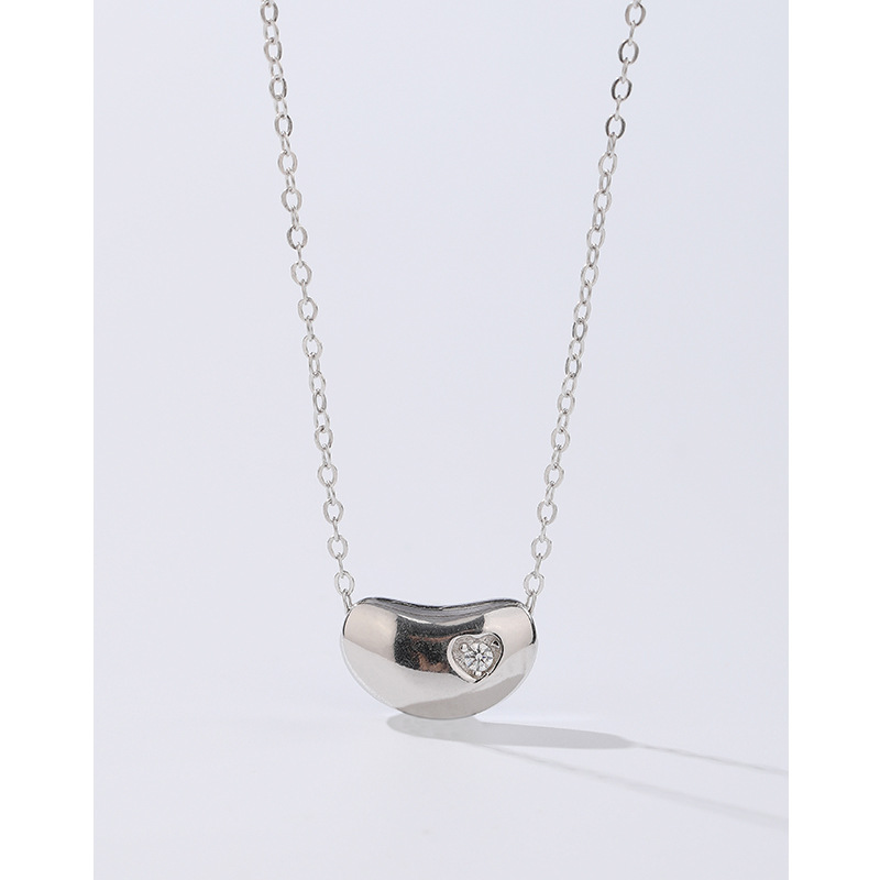 925 collar de gorrita tejida de plata esterlina para mujeres Luz de lujo nicho 2023 nuevo popular en línea celebridad clavícula Cadena de alto grado collar