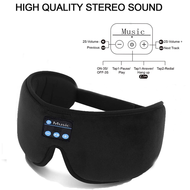 工場価格越境販売 スリープ5.4 Bluetoothアイマスク 3D音楽アイマスク スマートアイケア 遮光昼寝アイマスク 在庫あり|undefined