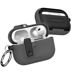 战神苹果耳机保护套适用AirPodsPro3自带隐形支架锁扣耳机壳