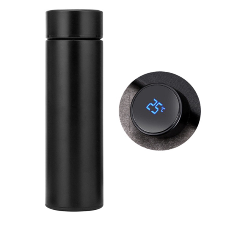 Inteligente 304 de control de temperatura de acero inoxidable Pantalla de temperatura creativa Red LED rojo de negocios taza de agua taza de vacío de gran capacidad taza al por mayor