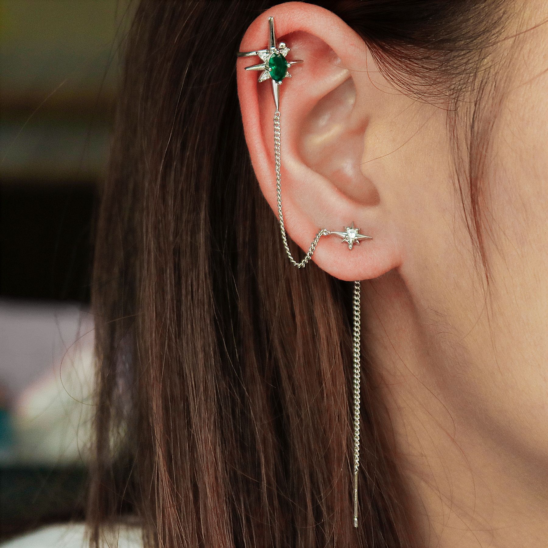 fashionable design summer earrings