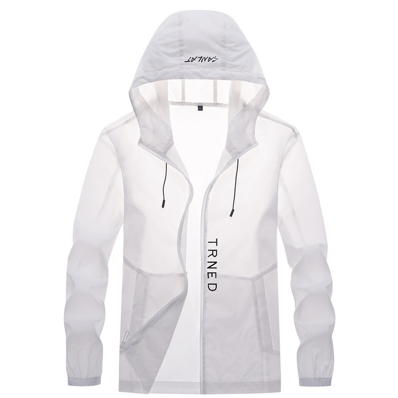 Ropa de protección solar para hombres de verano transpirable hielo de piel delgada chaqueta de ropa de pesca para hombres al aire libre cardigán chaqueta