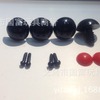 Spot supply wholesale handmade toy accessories bring your feet with black beans and black eyes, full size, complete size