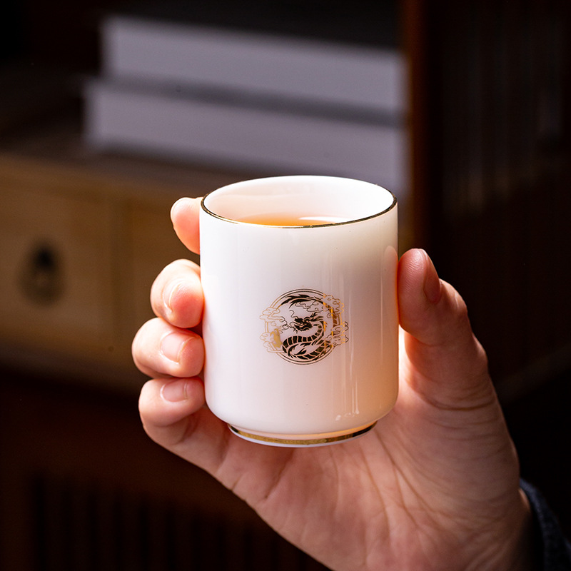 XiangLong 그린 골드 agarwood 컵