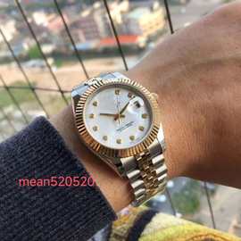 高品质间金日志型手表日自动机械男表41MM钢带恒动腕表