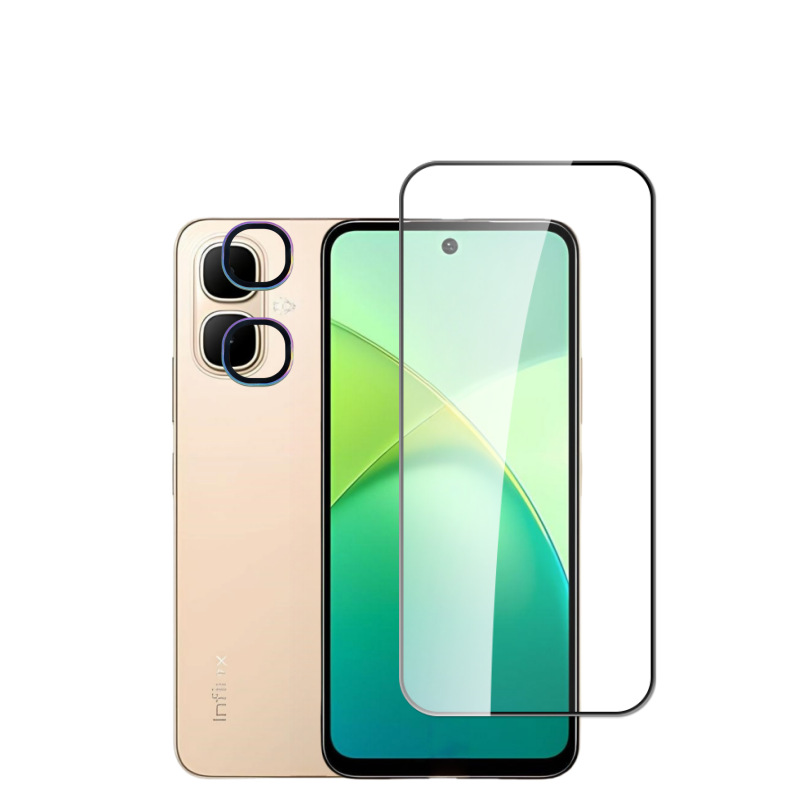 Aplicable a infinix transmisión de voz Smart10Plus película de endurecimiento de pantalla completa película de cobertura Smart10 ojo de halcón película de cabeza