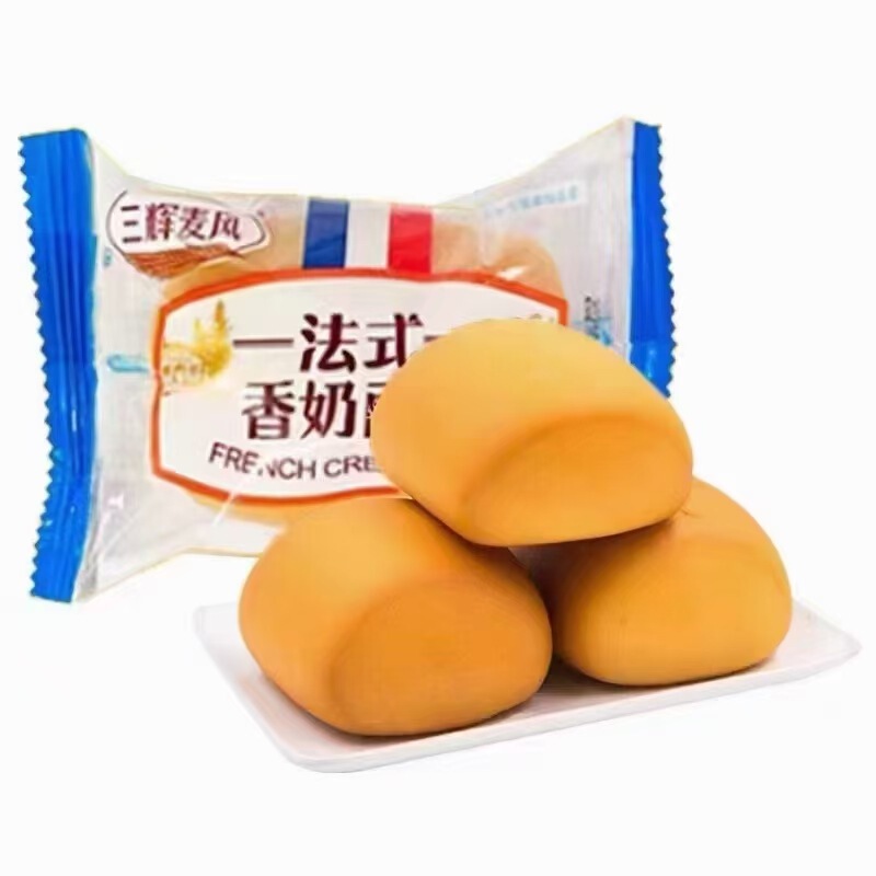 Sanhui Maifeng Soft Waffles French Milk Bread Small Packaging Box 3kg Breakfast Cake Snacks