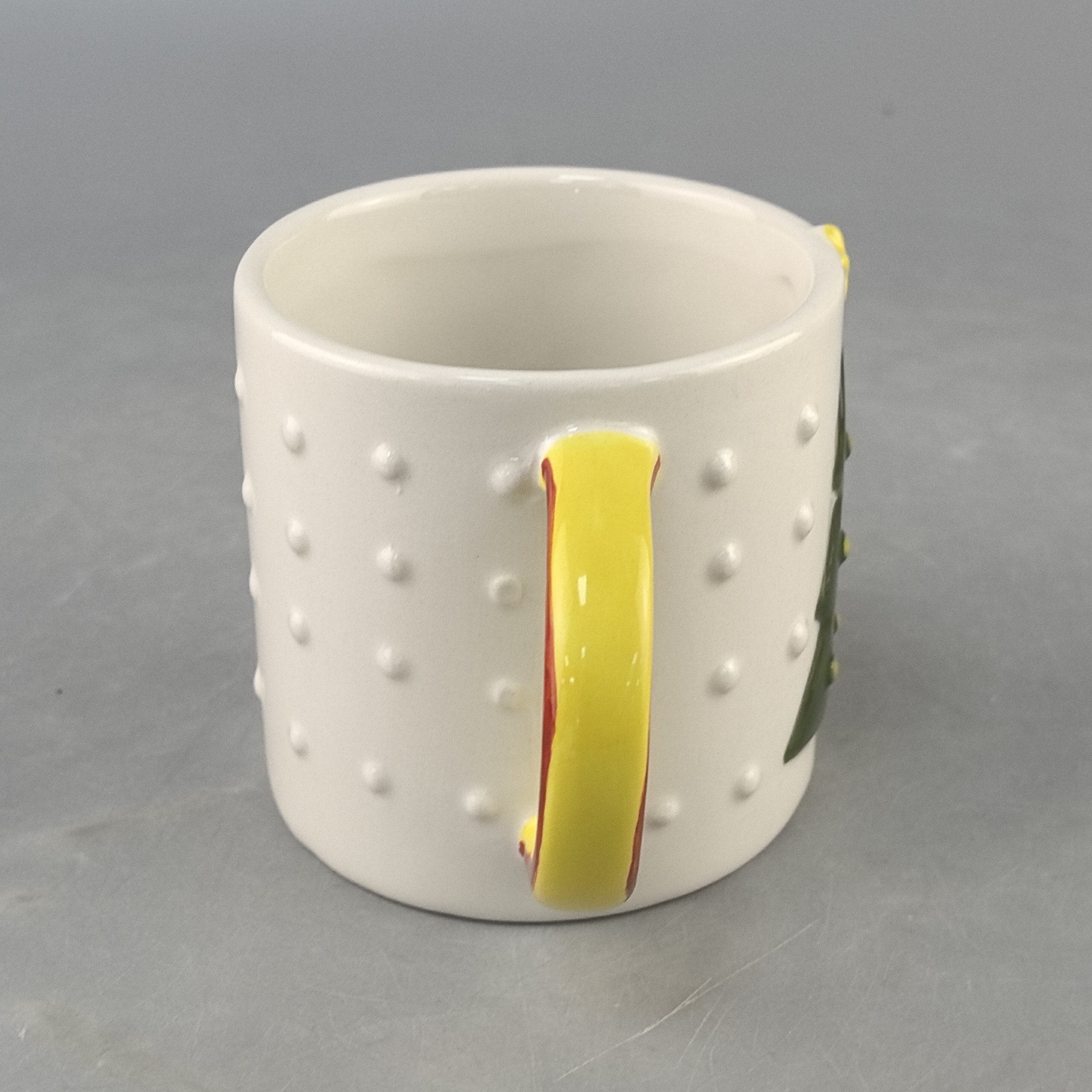 Navidad personalizada relieve creativo árbol de Navidad taza de cerámica taza de café taza de agua Papá Noel muñeco de nieve regalo