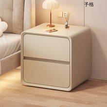 床头柜小型现代简约极窄床边柜奶油风超窄2023新款迷你夹缝置物架