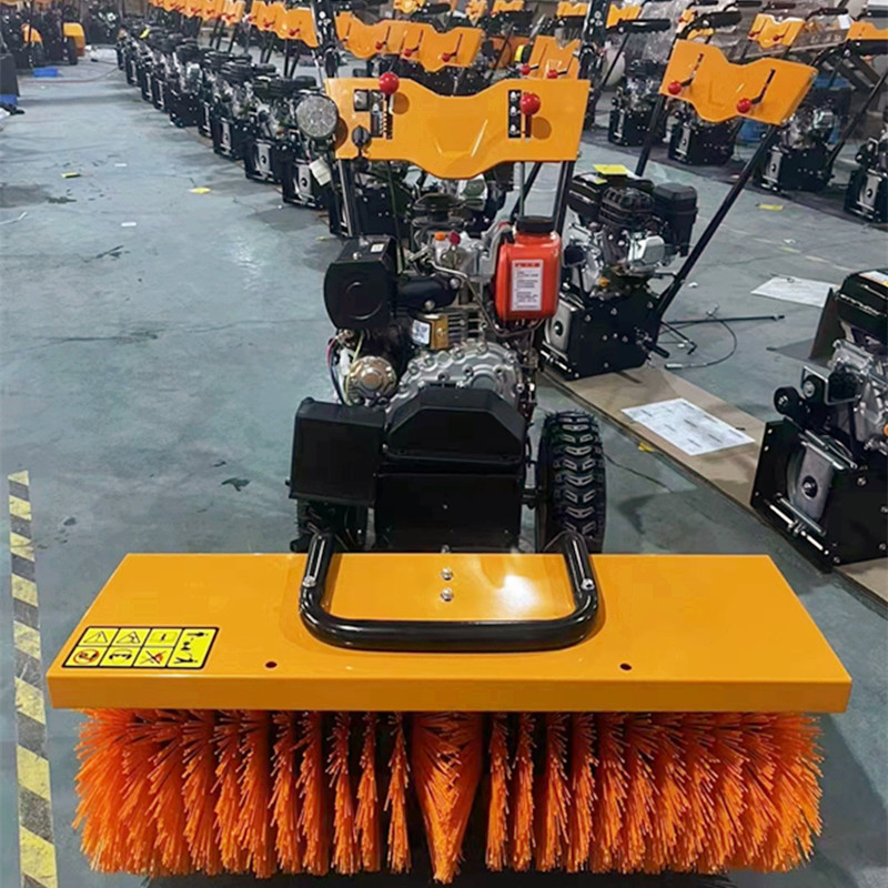 小区物业道路清雪机 多功能抛雪铲雪扫雪车 小型扫雪机