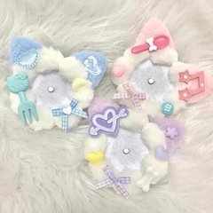 在庫あり猫耳かわいい Qituo Guimei 58 ミリメートルバーホルダー手作り痛バッグ diy ヘアフープ工場直販