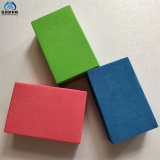 定制蓝色eva开口背胶方块 50*33*25mm比亚迪汽车门边防碰防撞棉块