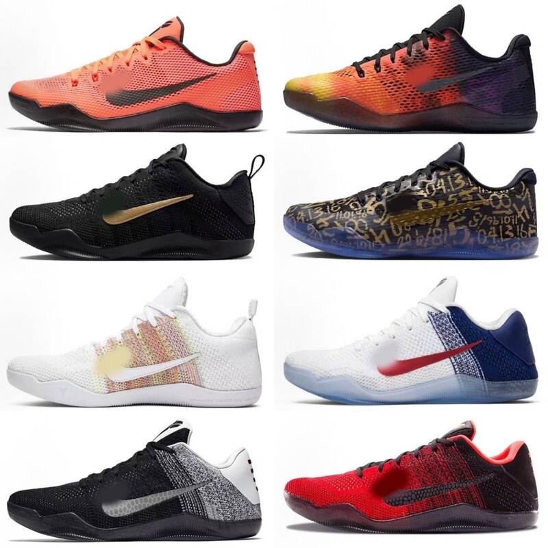 Cross-border Kobe 11 generation men's and women's breathable practical basketball shoes kobe11 combat boots indoor and outdoor anti-twist mesh sneakers Cross-border Kobe 11 generation men's and women's breathable practical basketball shoes kobe11 combat boots indoor and outdoor anti-twist mesh sneakers