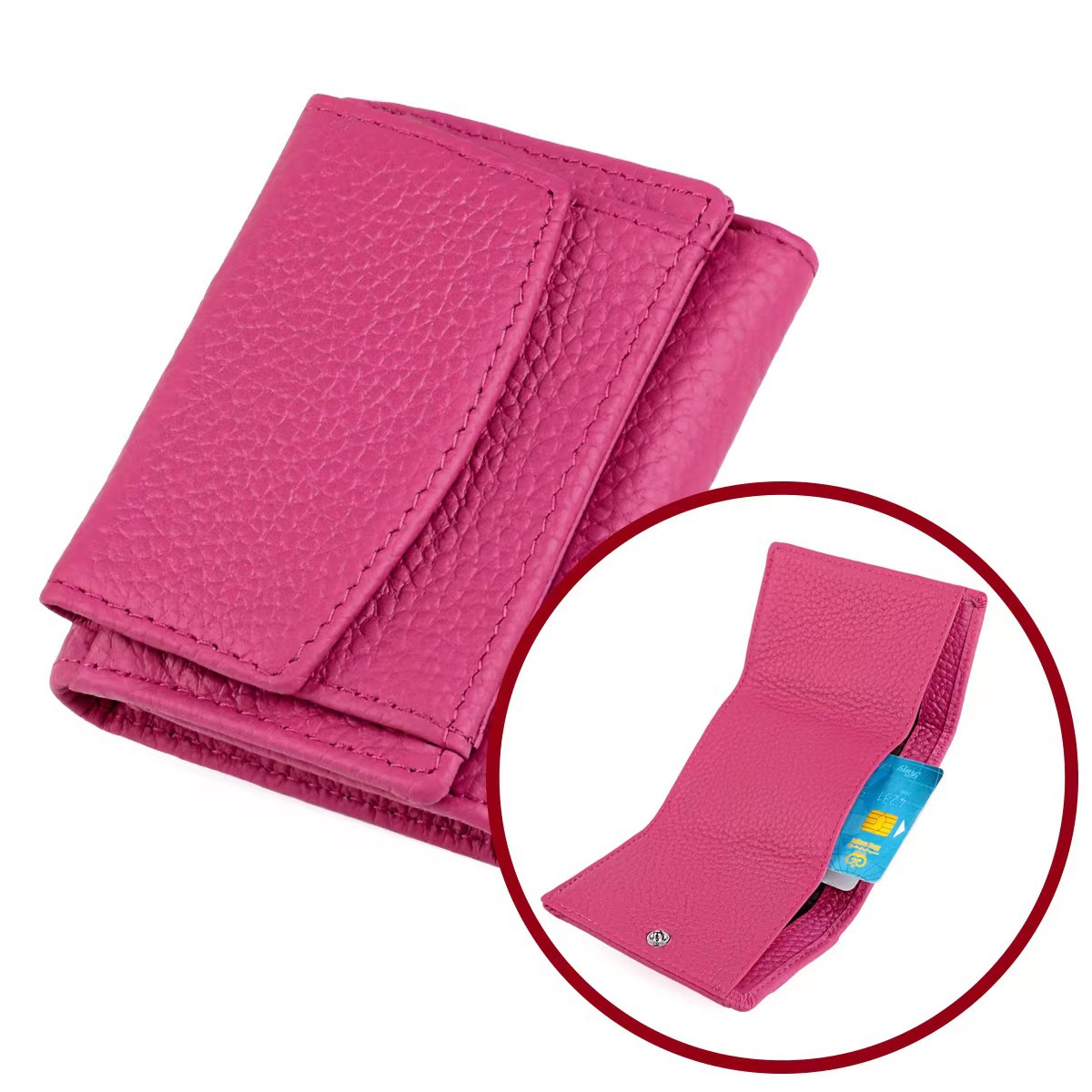 3001 (로즈 레드) 내부 및 외부 수입 첫 번째 레이어 소 가죽