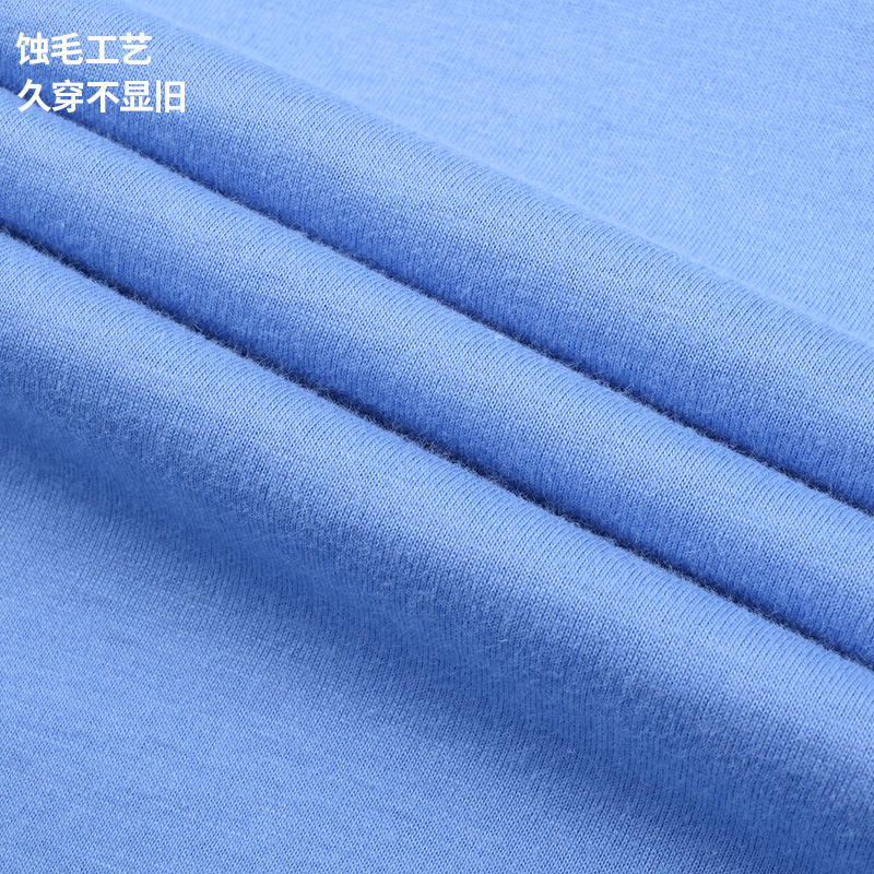 Nuo lana suave transpirable cuello redondo manga corta Camiseta ropa de trabajo Publicidad camisa algodón camiseta personalizada impresión de la insignia